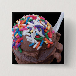 Mörk Chocolate Ice Cream with Rainbow Sprinkles Knapp