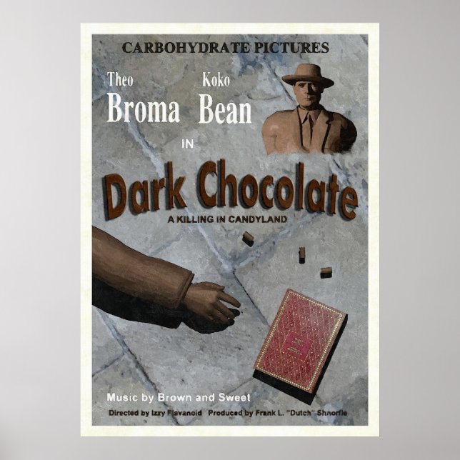Mörk Chocolate Movie Poster (Framsidan)