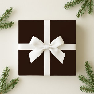 Mörk Chocolate, Solid Brown, Mörk Brown Presentpapper