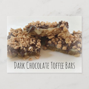 Mörk Chocolate Toffee Pub Vykort