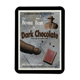 Mörk Choklad Film Magnet