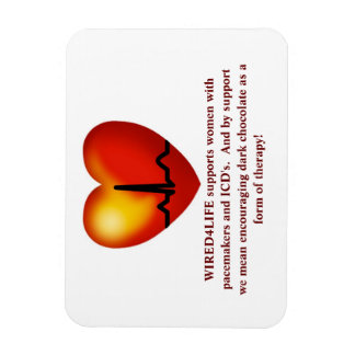 Mörk chokladterapeutiska magnet