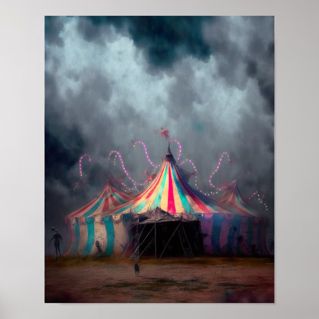 MÖRK CIRCUS 1 fantasybild Poster (Framsidan)