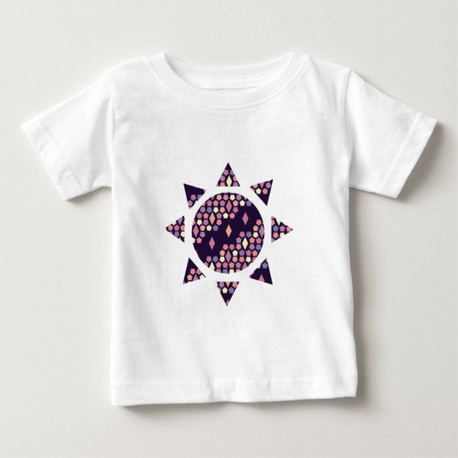 Mörk City Twilight Honeycomb och Diamond Sol T Shirt (Framsida)