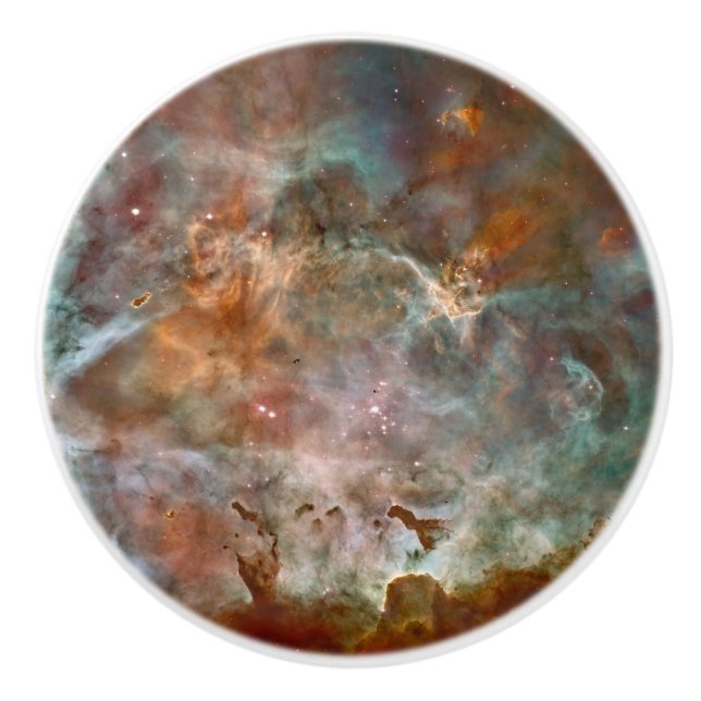Mörk Clouds of Carina Nebula Hubble Space Knopp (Framsidan)