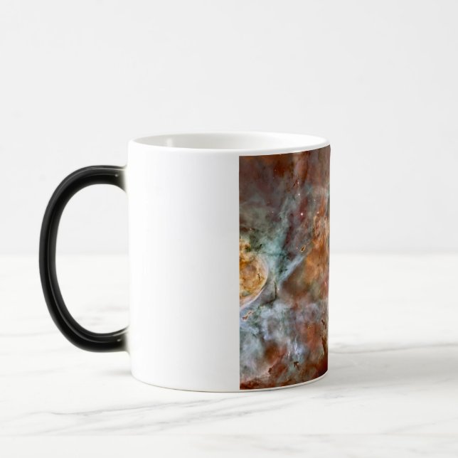 Mörk Clouds of Carina Nebula Hubble Space Magisk Mugg (Vänster)