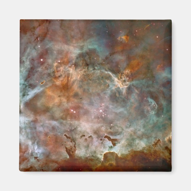 Mörk Clouds of Carina Nebula Hubble Space Magnet (Framsidan)