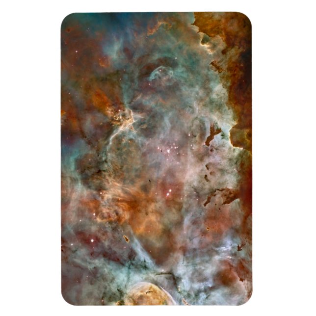 Mörk Clouds of Carina Nebula Hubble Space Magnet (Vertikal)