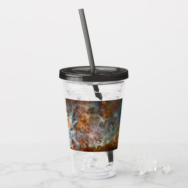 Mörk Clouds of Carina Nebula Hubble Space Take Away Mugg (Framsida Ice)