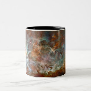 Mörk Clouds of Carina Nebula Hubble Space Två-Tonad Mugg