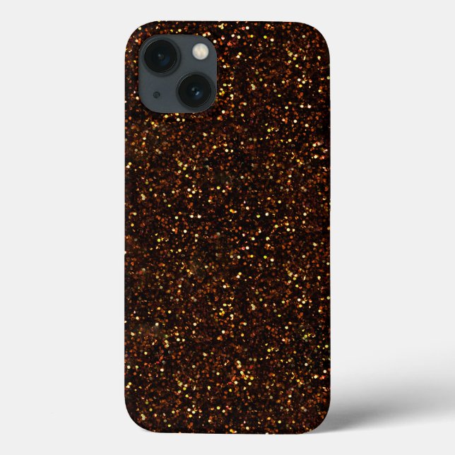 Mörk Copper Bronze Orange Glitter (Baksida)