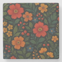 Mörk Cottagecore Rustic Vintage Blommigt