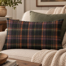 Mörk Cottagecore Svart Rost Höst Plaid