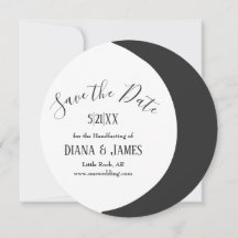 Mörk Crescent Måne Wicca Handfastfastsätt Spara da