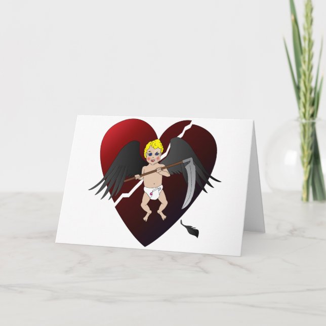 Mörk Cupid - kort (Framsida)
