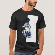 Mörk Cupidmanar unisex- T-tröja