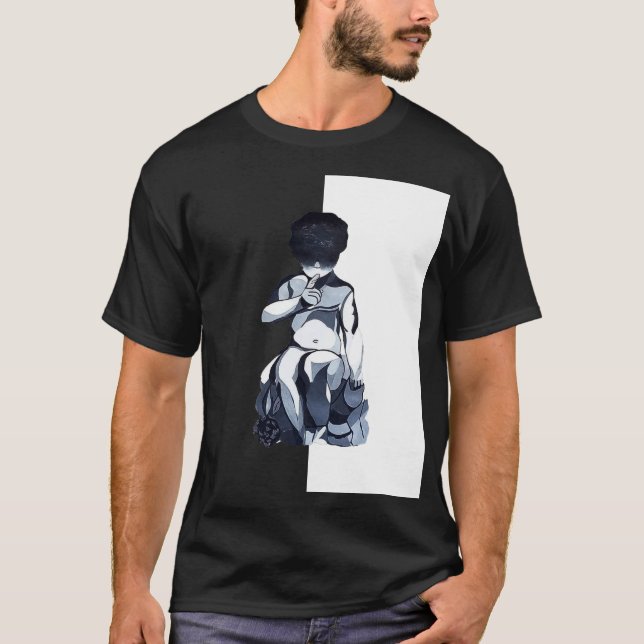 Mörk Cupidmanar unisex- T-tröja T Shirt (Framsida)