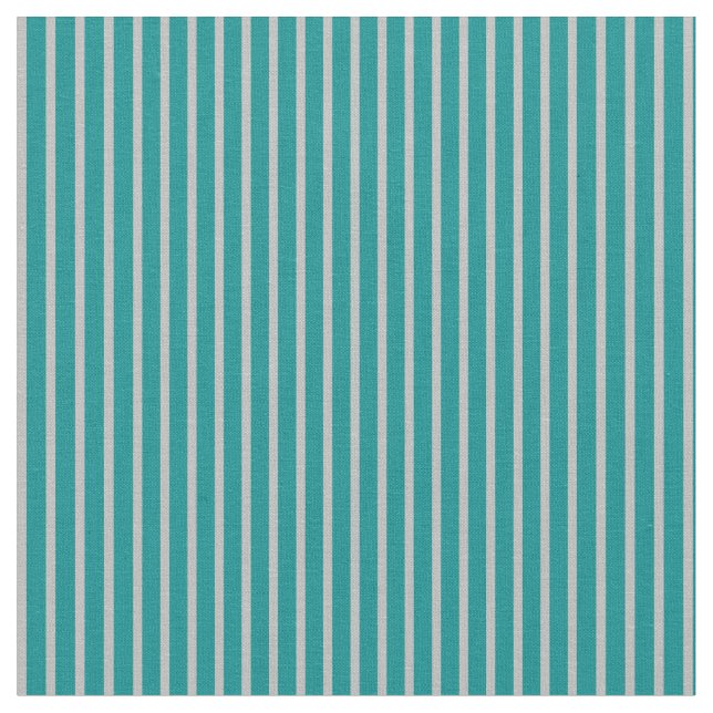 Mörk cyan och Grått stripe/lind Mönster Tyg (Närbild)