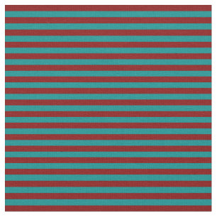 Mörk Cyan och Maroon Färgad Lined Mönster Tyg