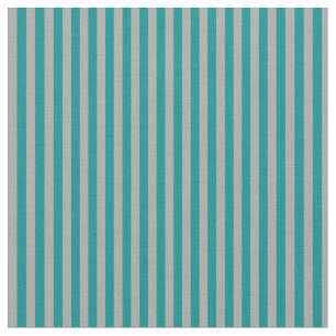 Mörk Cyan och Mörk Grått Färgad Rand Tyg