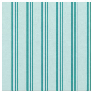 Mörk Cyan & Turquise Linjer/Rand Mönster Tyg