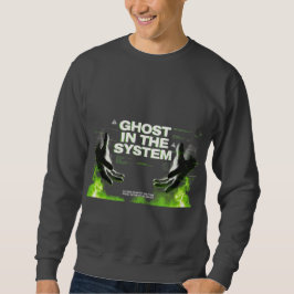 Mörk Cyberpunk Glitch Hacker Tröja Lång Ärmad Tröja