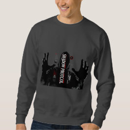Mörk Cyberpunk-Hackare Techwear-tröja Lång Ärmad Tröja