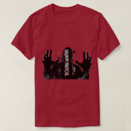 Mörk Cyberpunk-Hacker-Techwear-T-Shirt T Shirt