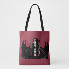 Mörk Cyberpunk-handlingsväska Tygkasse