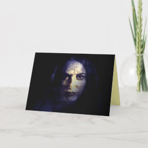 Mörk Dam Nature Goddess Witch Magic Shadows Kort