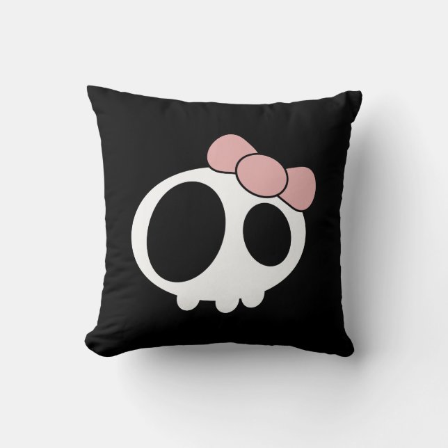 Mörk Dam Pillow Kudde (Framsida)