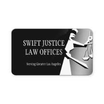 Mörk Deco dam av rättvisa