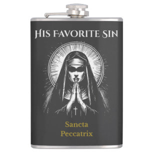 Mörk Demonisk Nunna Fickplunta