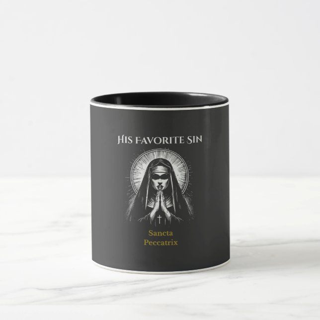 Mörk Demonisk Nunna  Mugg (Center)