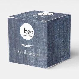 MÖRK DENIM VINTAGE  LOGOTYP AFFÄRSBIPACKING PRESENTASKAR