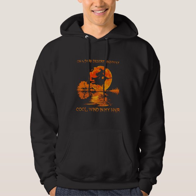 Mörk Desert Highway Witches Hocus Pocus Hoodie (Framsida)