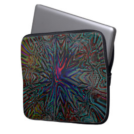 Mörk digital rostbildning och rostliknande rostbil laptop fodral