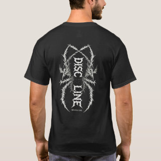 Mörk Disciplin Spindel Atletisk Gotisk Emblem T Shirt
