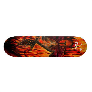 Mörk djävulen skateboard bräda 20,5 cm
