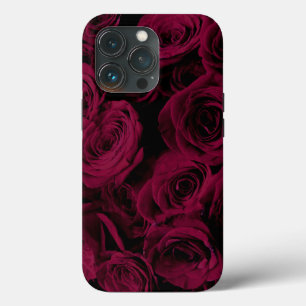 Mörk djupt röd magenta burgundy ro