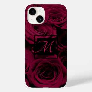 Mörk djupt röd magenta burgundy ro