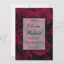 Mörk djupt röd magenta burgundy ro