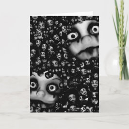 Mörk dockar läskvaror kort