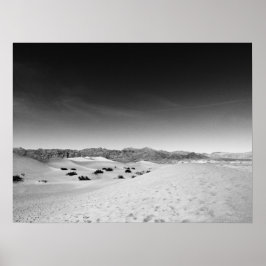 Mörk Död Valley Sand Dunes Poster