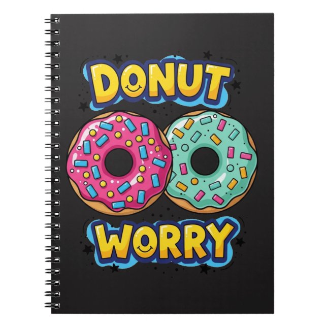Mörk Donut Anteckningsbok (Framsidan)