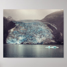 Mörk & Dramatic Alaska Glacier | POSTER