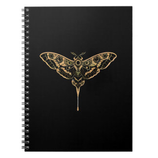 Mörk Elegans Noir & Guld Anteckningsbok