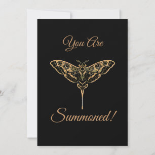 Mörk Elegans-Svart & Guld Inbjudningar