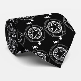 Mörk Elemental Pentagram Tie Slips