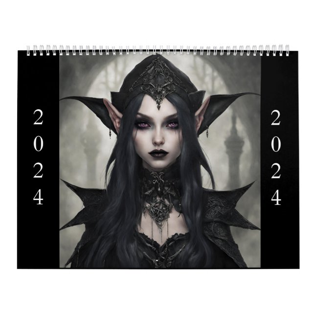 Mörk Elf Kalender (Omslag)